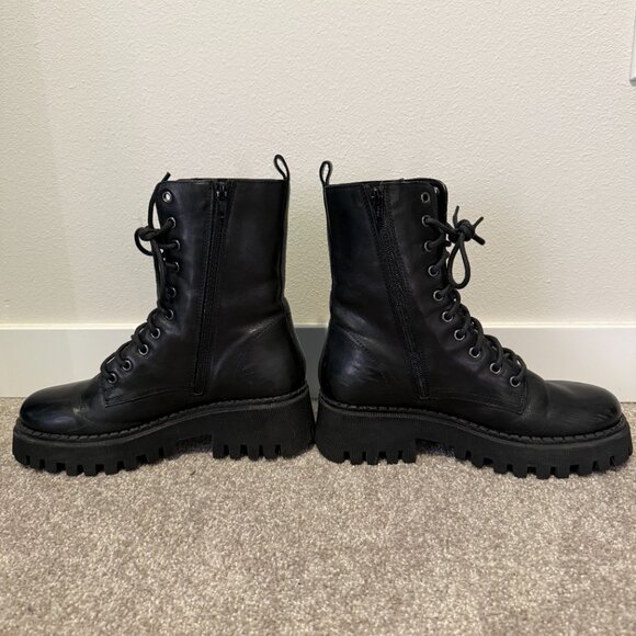 Women's Combat Boots Size 7.5 - Picture 4 of 6